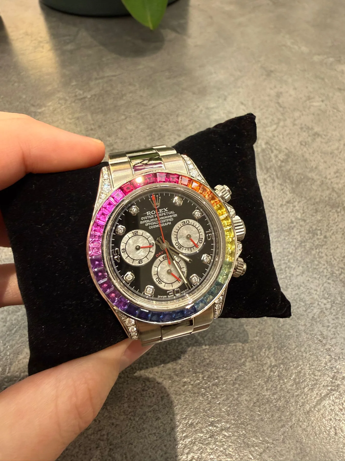 Rolex Daytona Converted Rainbow Ref. 116509